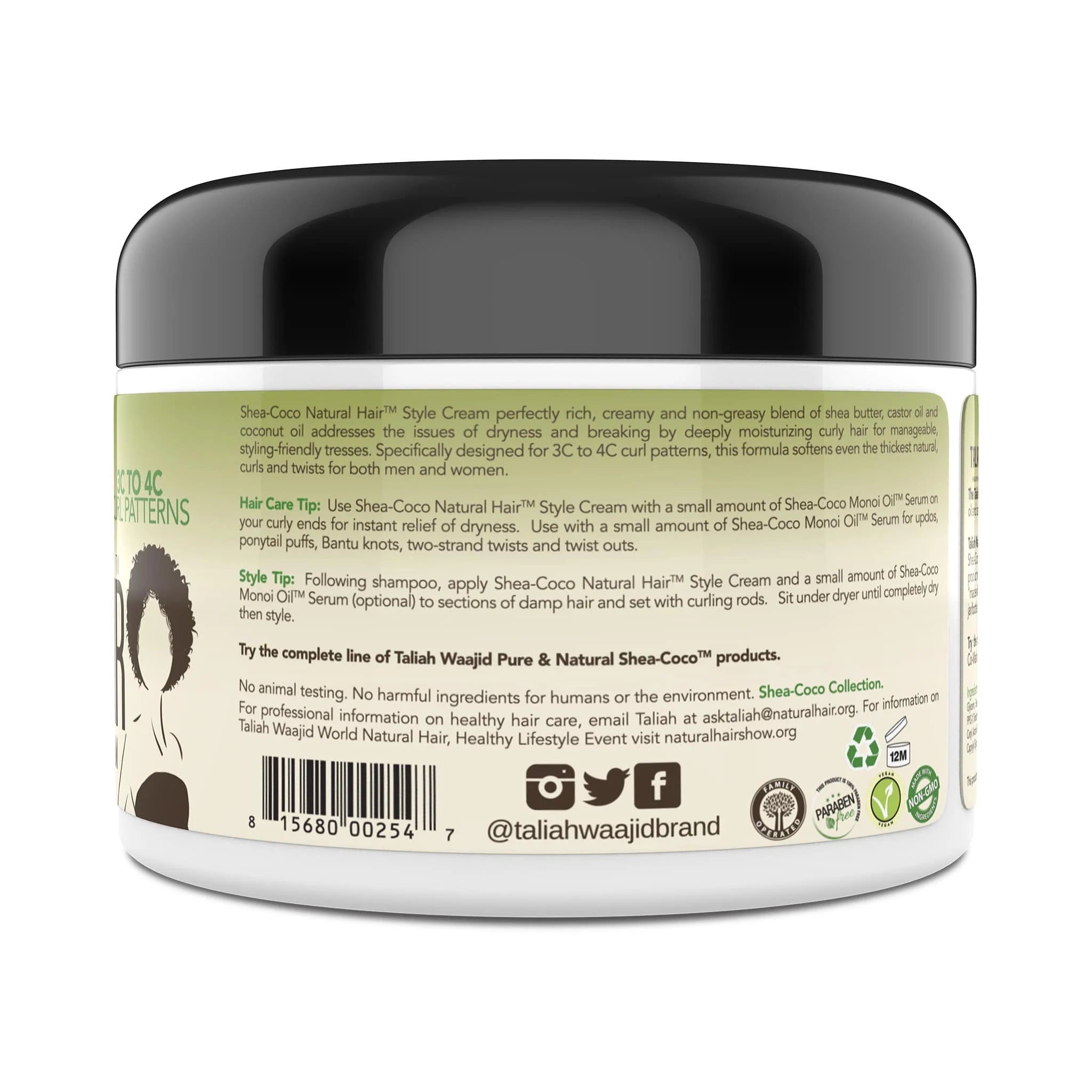 Shea Coco Natual Hair Moisturizing Detangling & Styling Cream