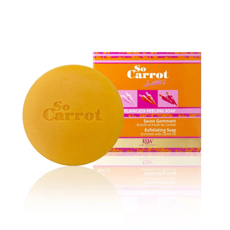 So Carrot So White Flawless Peeling Soap Exfoliating Soap With Carrot Oil