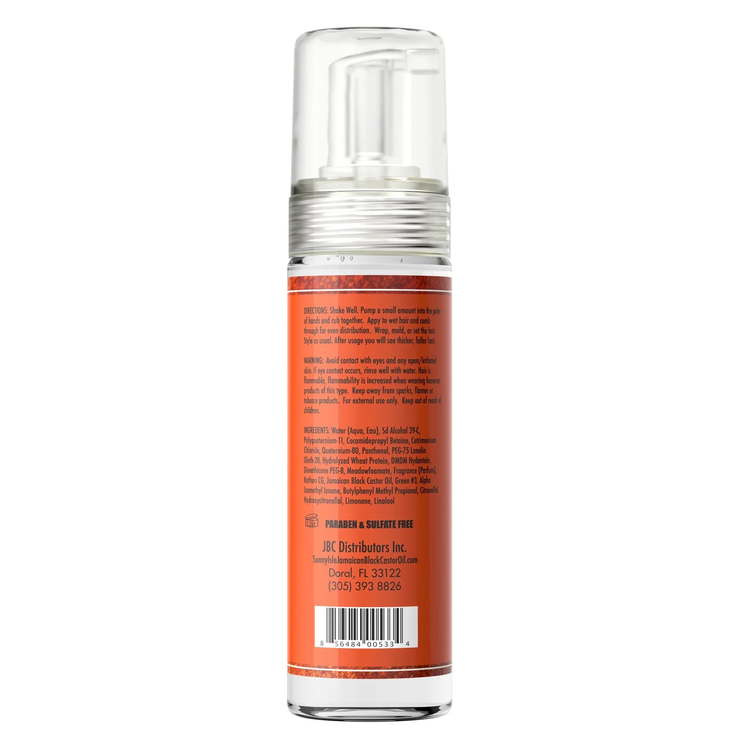 Jamaican Black Castor Oil Mousse Wrap/Set/Twsit
