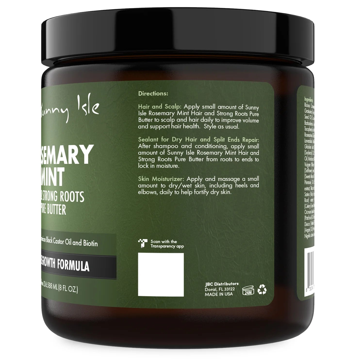 Rosemary Mint Hair & Strong Roots Pure Butter