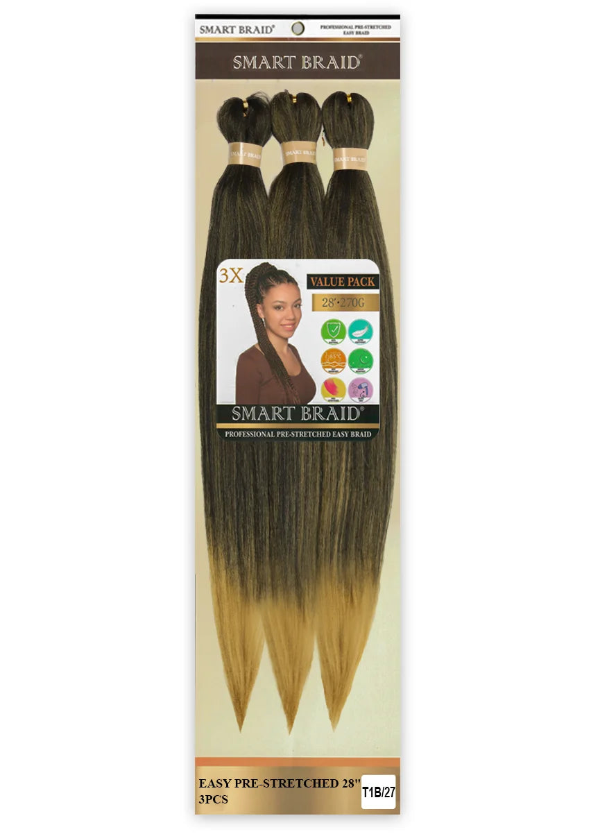 Easy Pre-Stretched Braid 28" X 3 Pieces