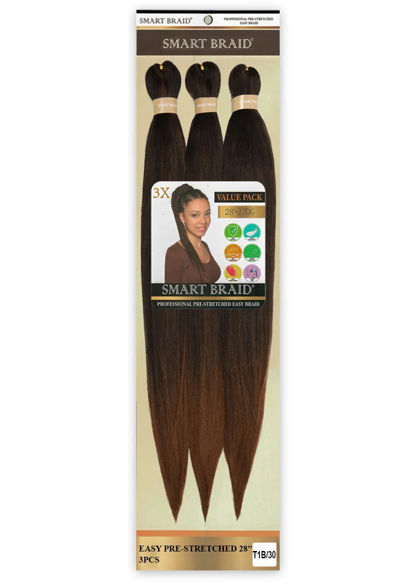 Easy Pre-Stretched Braid 28" X 3 Pieces