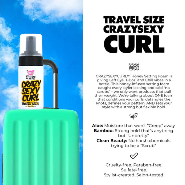 Crazy Sexy Curl Super Chraged Honey All In 1 Setting Foam
