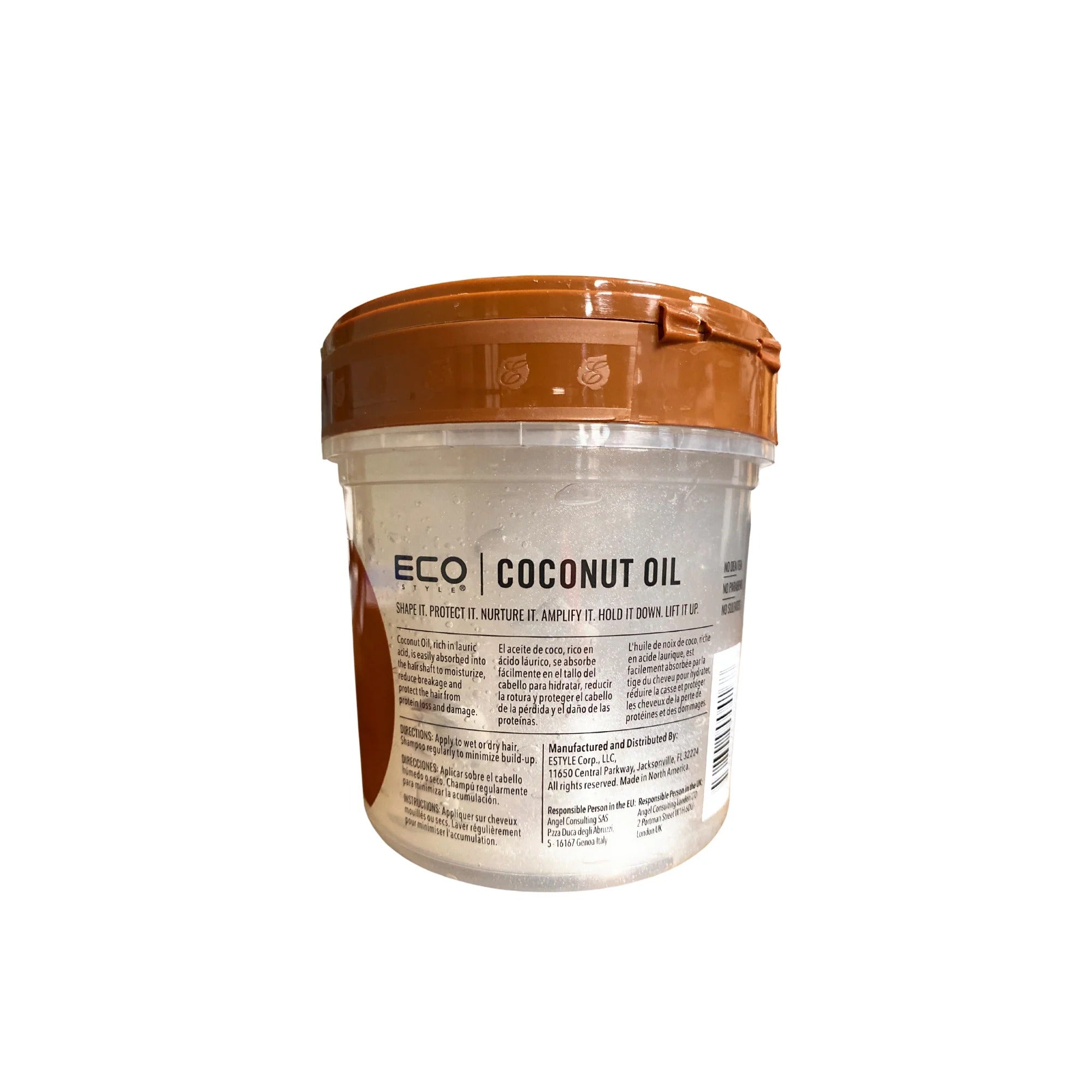 Coconut Oil Styling Gel Max Hold For All Hair Types