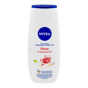 Rose & Almond Oil Shower Cream Skin Protecting Formula Vitamins C,E & Oils