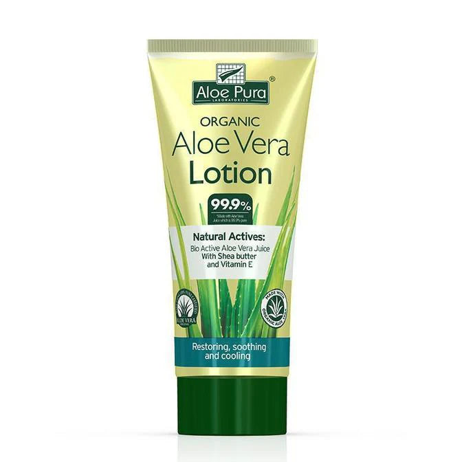 Organic Aloe Vera Lotion With Aloe Vera Juice And Shea Butter