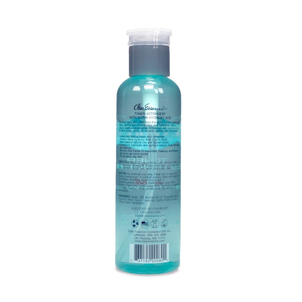 Toner Astringent With Alpha Hydroxy Acid Exfoliating