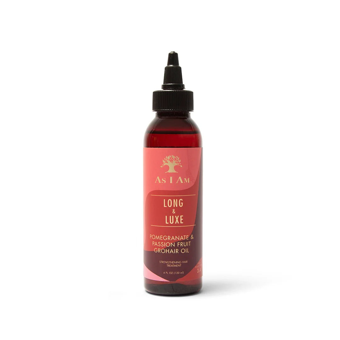 Long & Luxe Pomegrante & Pasion Fruit Grohair Oil