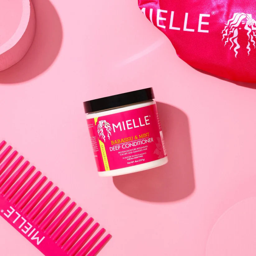 Babassu & Mint Deep Conditioner Protein/Moisture Replenisher For Dry And Damaged Hair