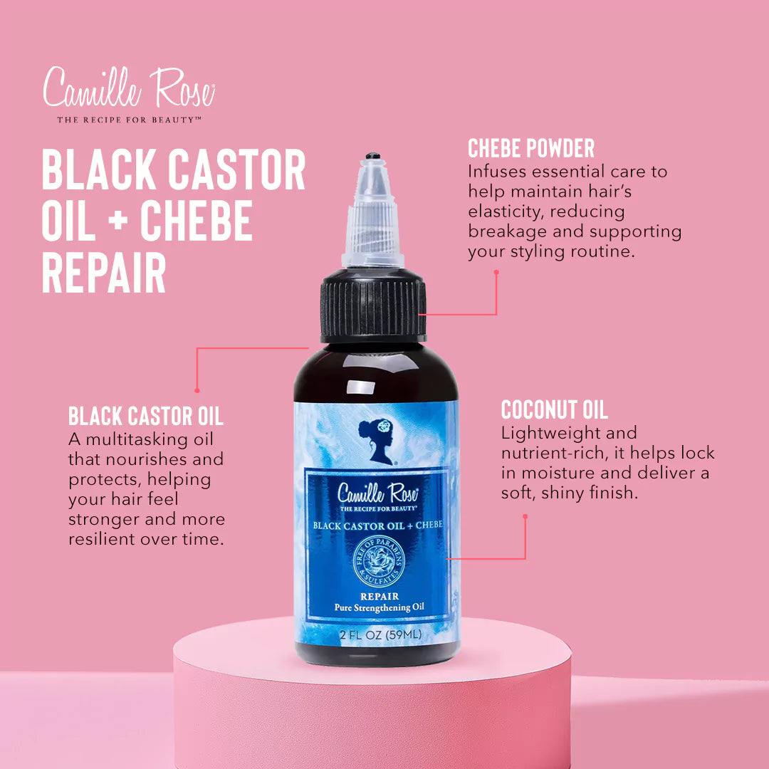 Black Castor Oil + Chebe Pure Strengthening Oil