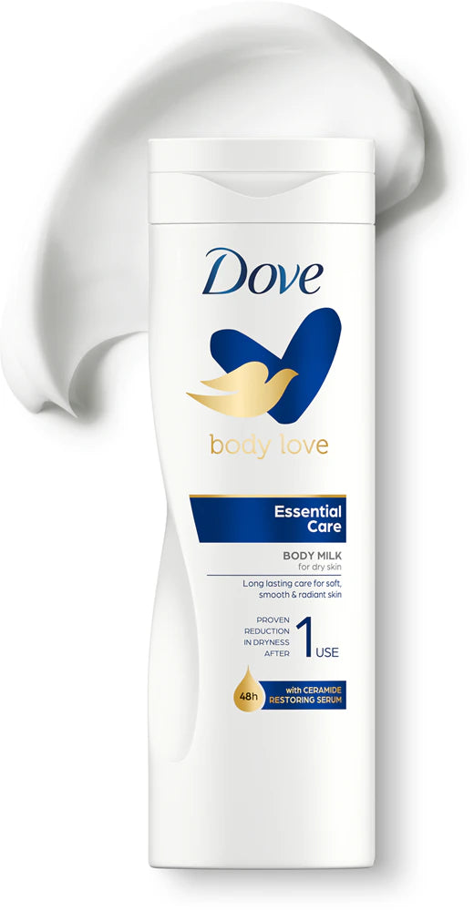 Body Love Essential Care Body Milk For Dry Skin Proven Reduction In Dryness After 1 Use