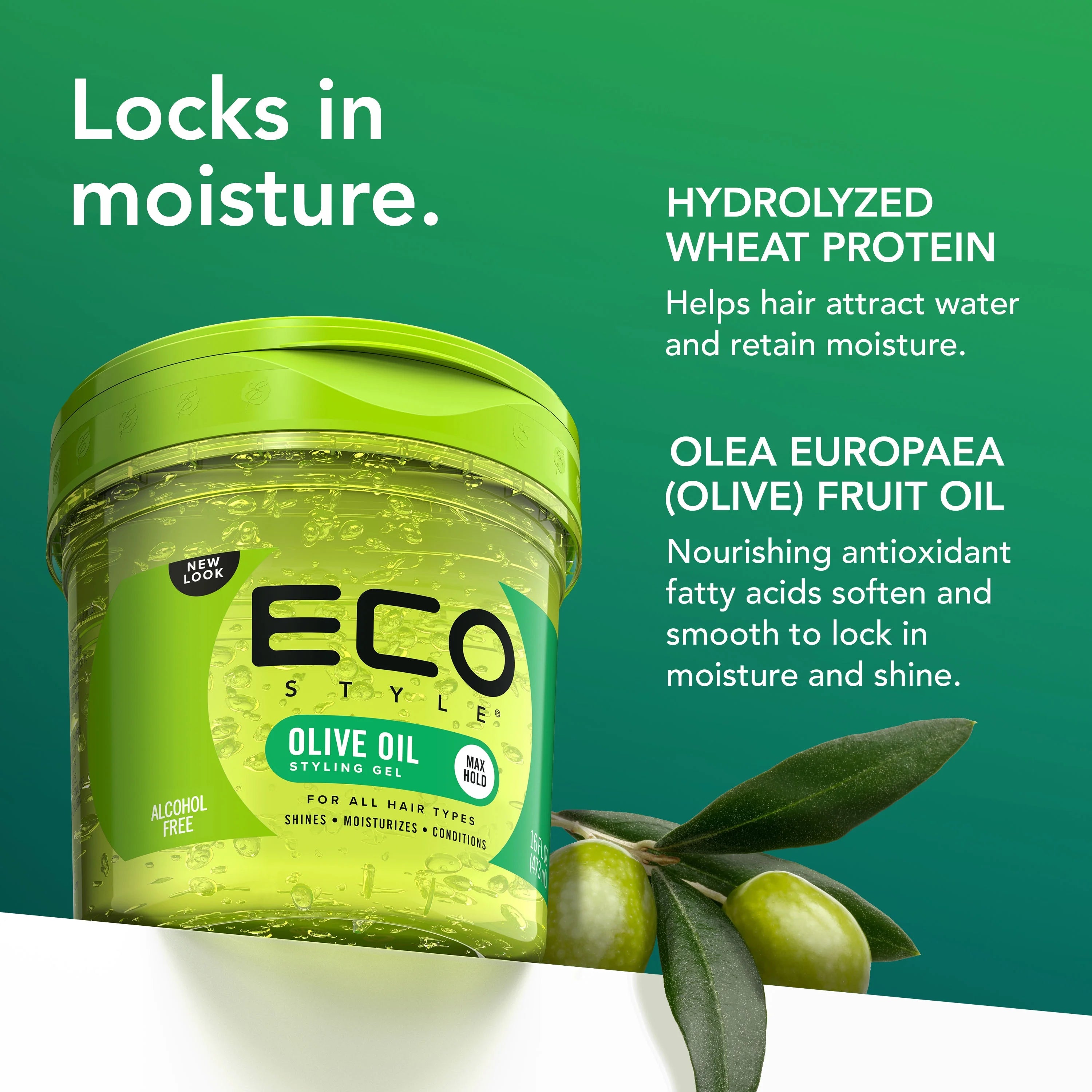 Olive Oil Styling Gel Max Hold For All Hair Types