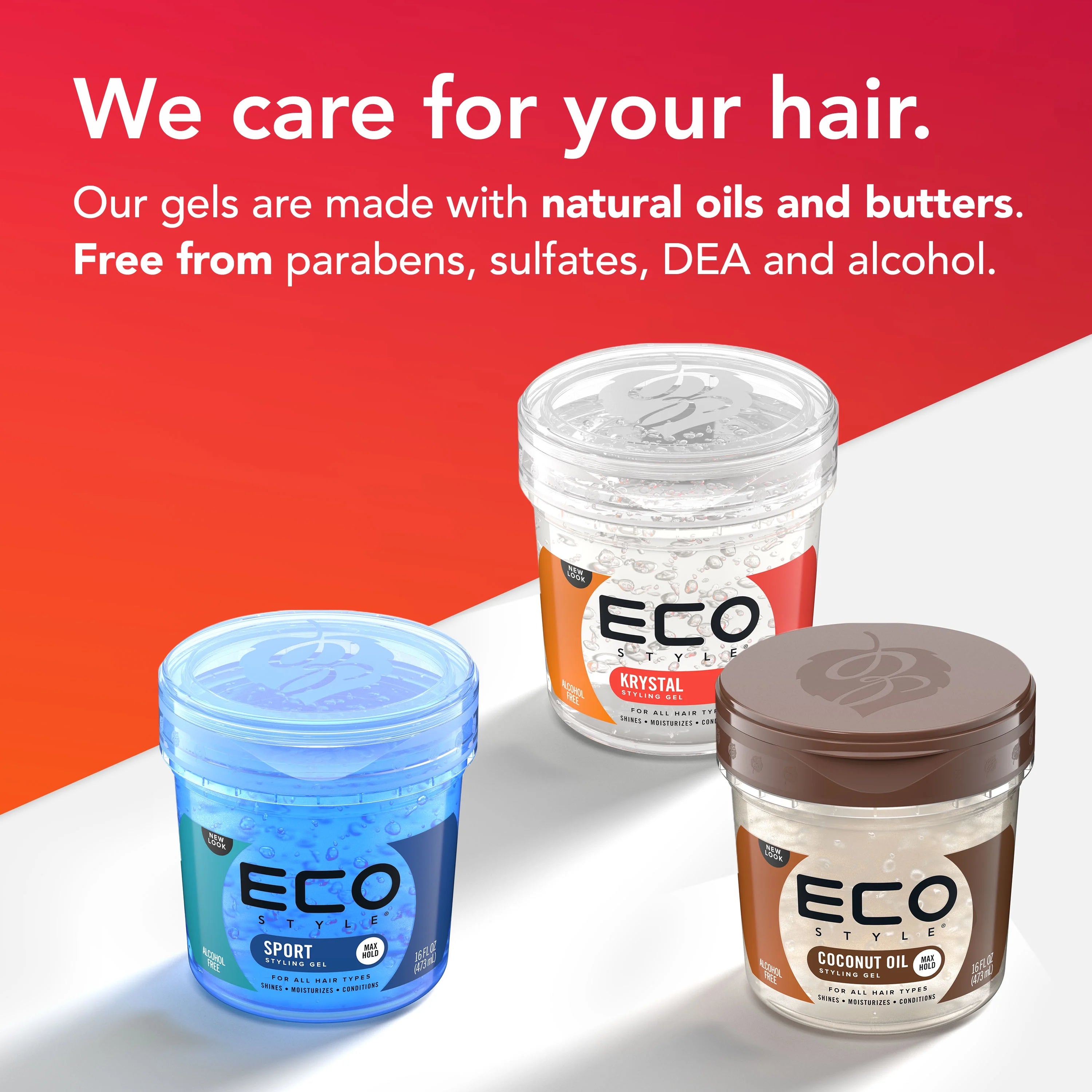 Krystal Styling Gel Max Hold For All Hair Types