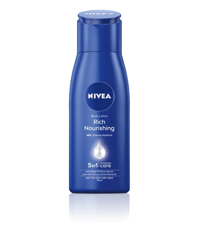 Rich Nourishing Body Lotion Deep Moisture Serum Almond Oil & Vitamin E 5 In 1 Complete Care