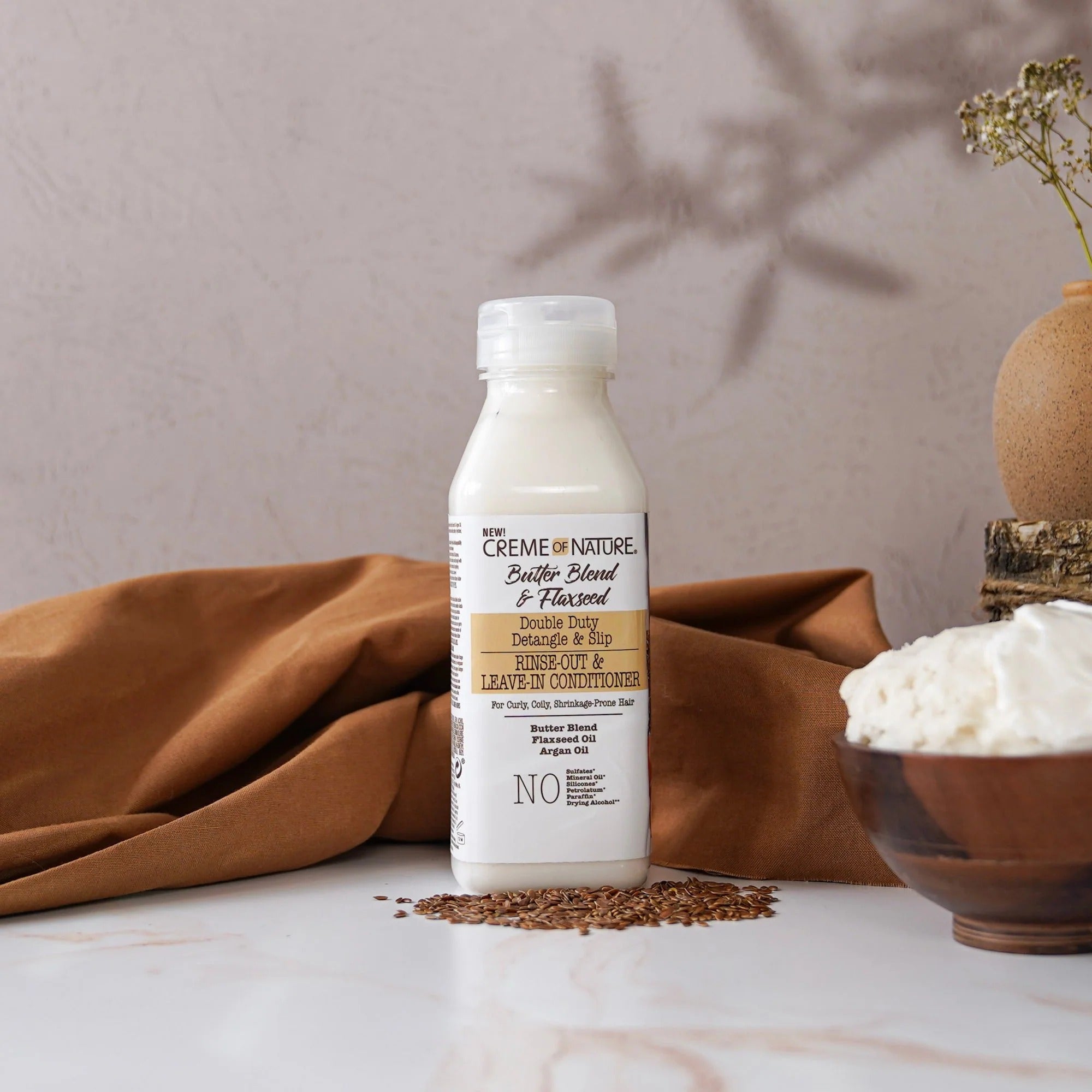 Butter Blend & Flaxseed Rinse Out & Leave In Conditioner