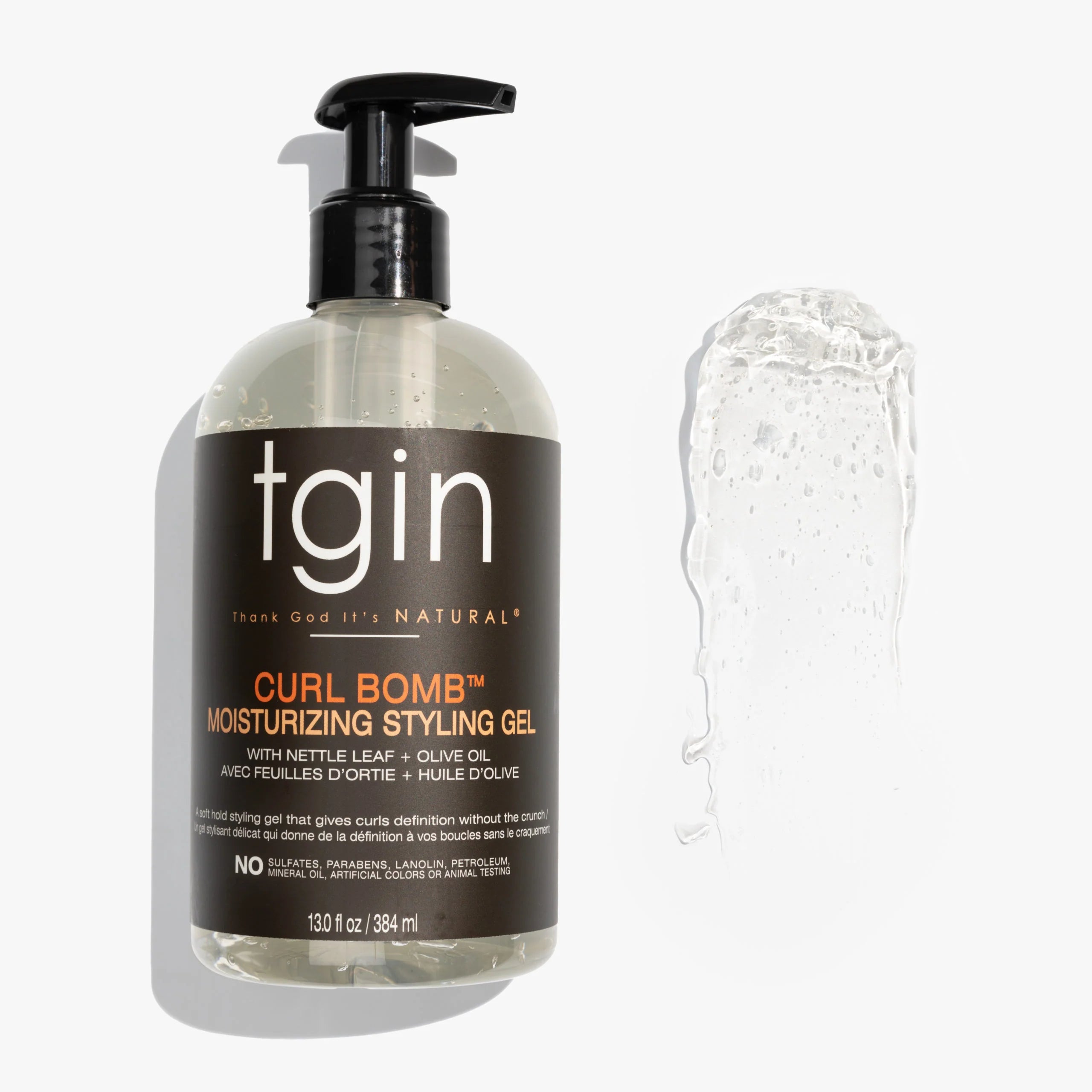 Curl Bomb Moisturizing Styling Gel With Nettle Leaf + Olive Oil