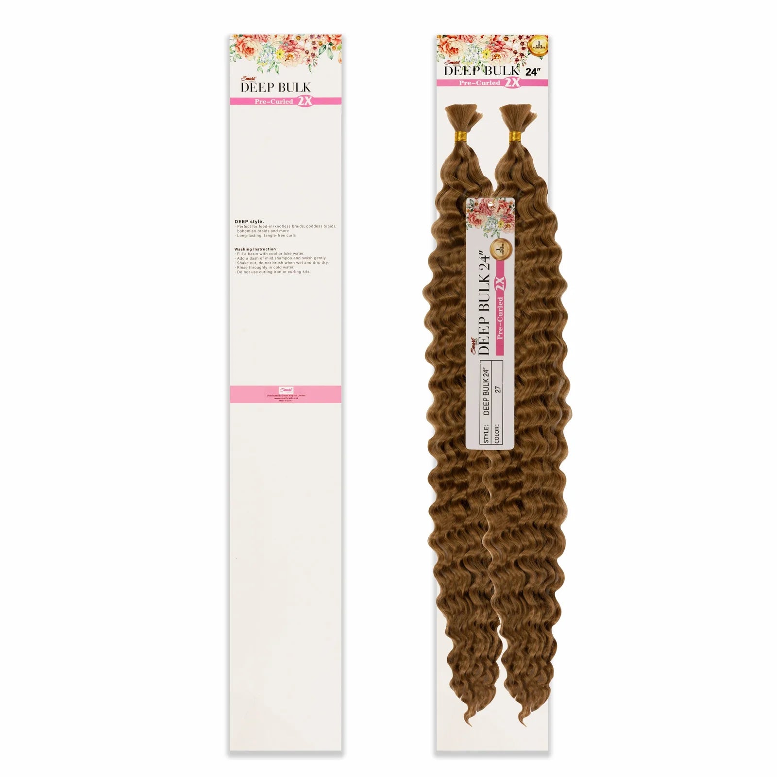 Deep Wave Bulk Pre Curled 2X (Best For Boho Braids)