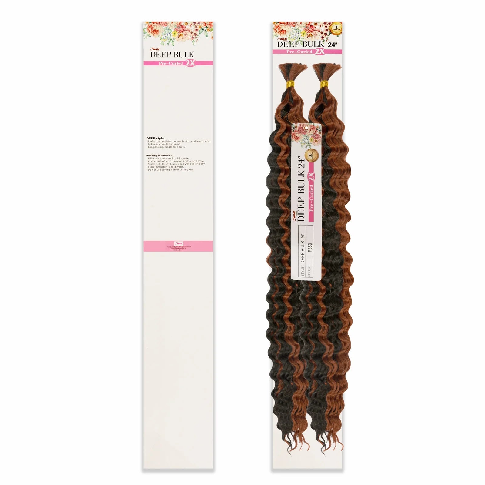 Deep Wave Bulk Pre Curled 2X (Best For Boho Braids)