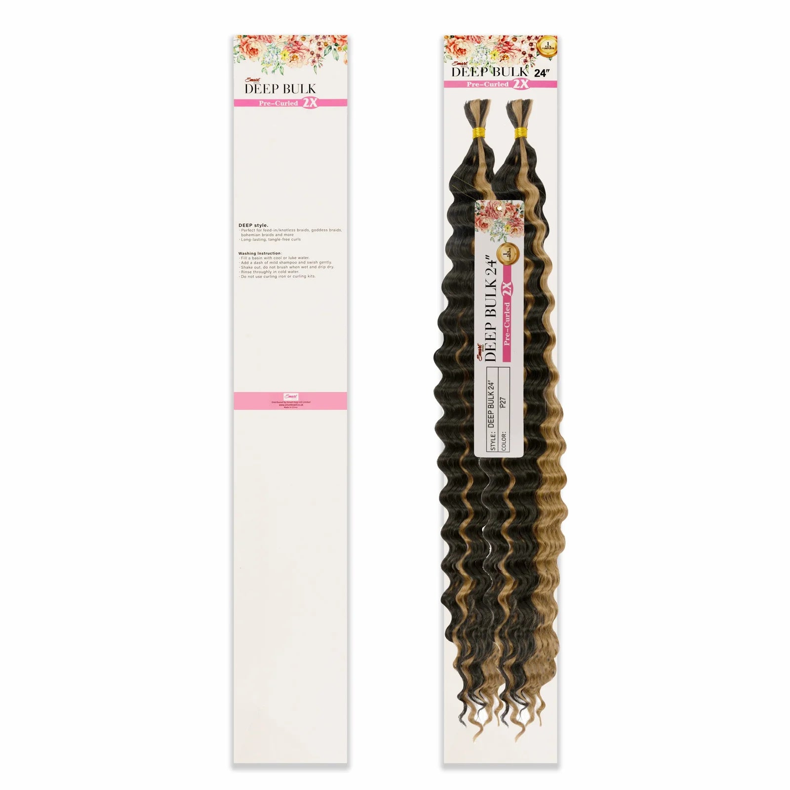 Deep Wave Bulk Pre Curled 2X (Best For Boho Braids)