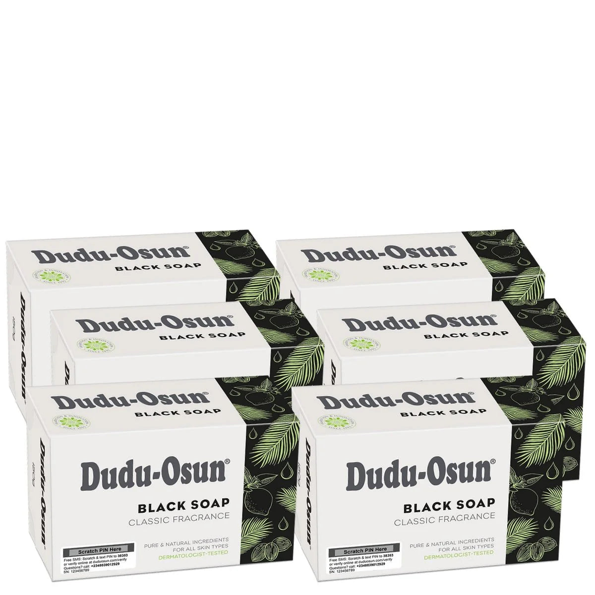 Black Soap ( 6 In A Pack)