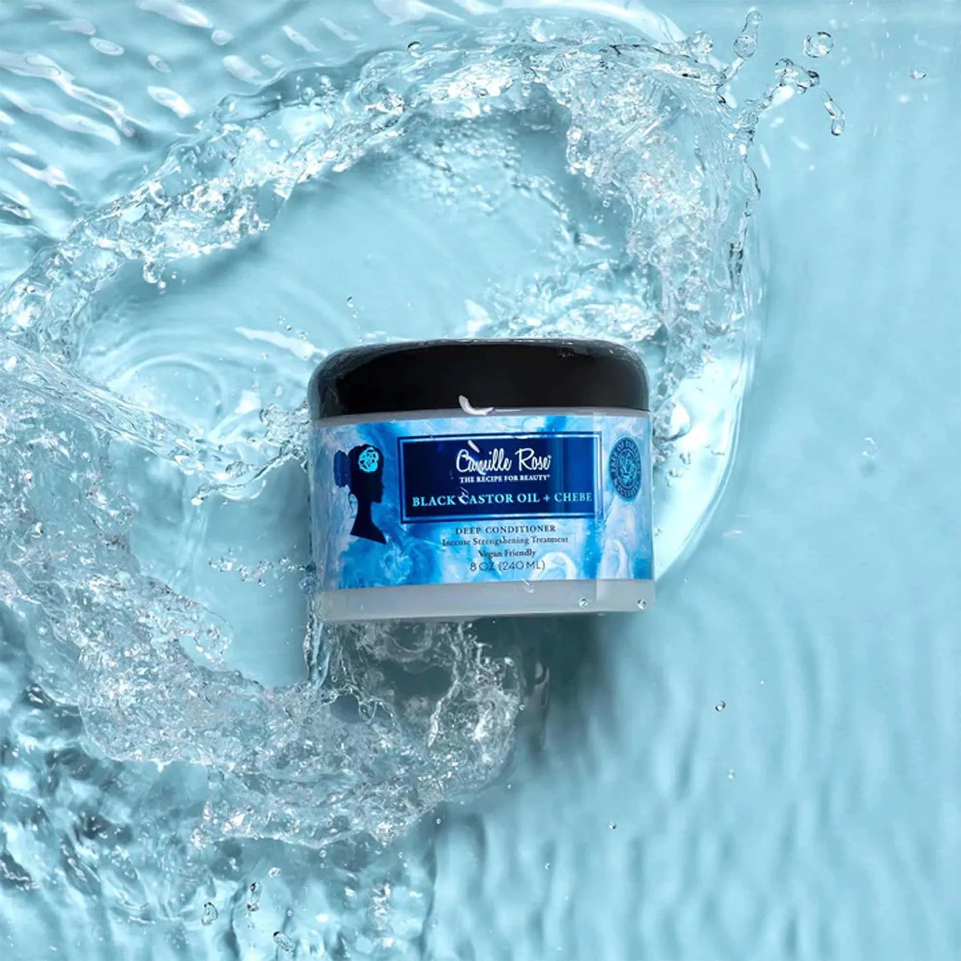 Black Castor Oil + Chebe Deep Conditioner Intense Strengthening Treatment Vegan Friendly