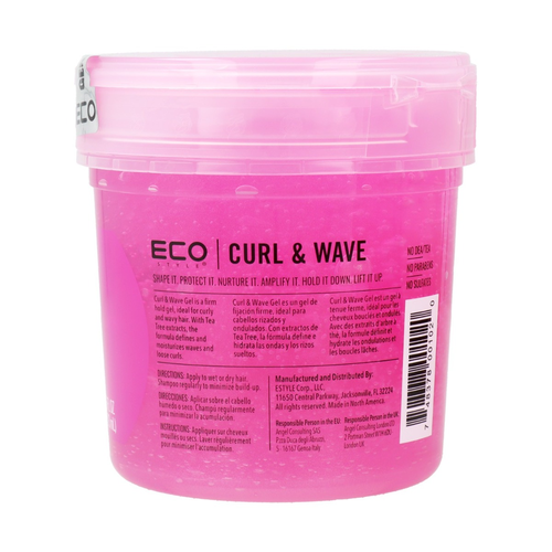 Curl & Wave Styling Gel Firm Hold For All Hair Types