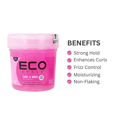 Curl & Wave Styling Gel Firm Hold For All Hair Types