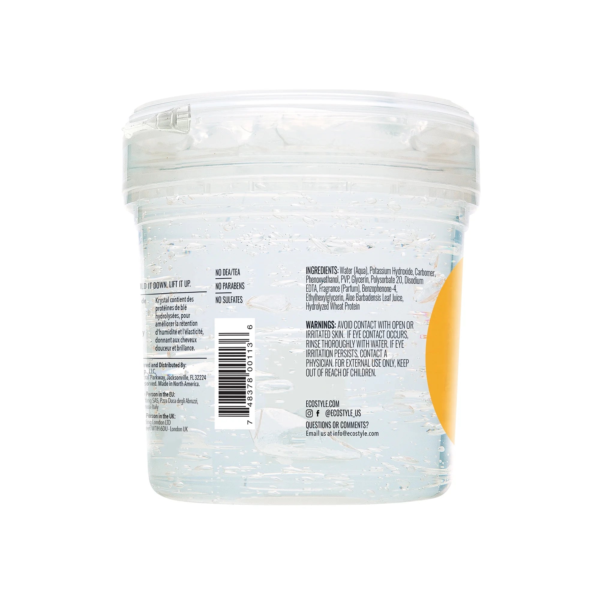 Krystal Styling Gel Max Hold For All Hair Types