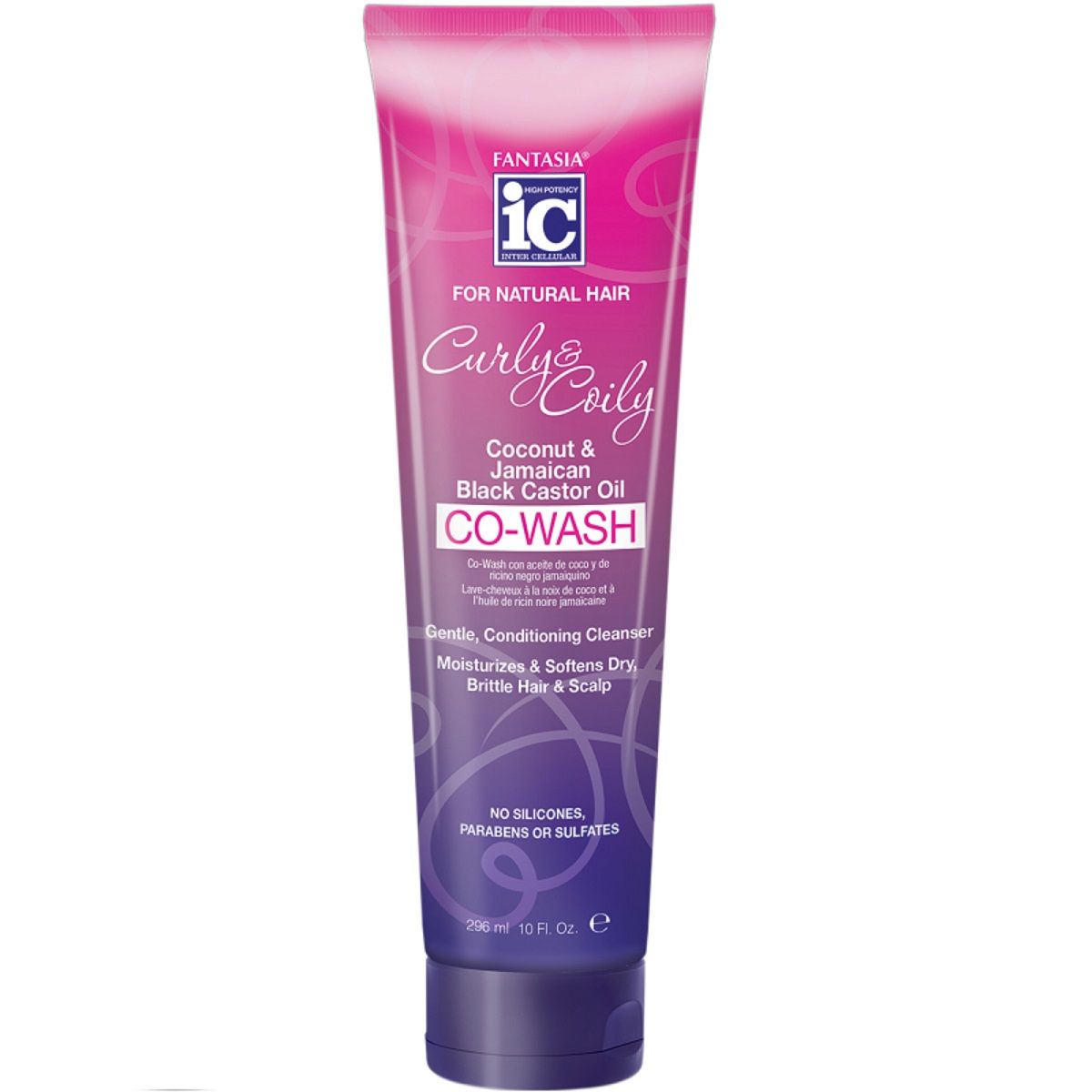 For Natural Hair Curly & Coily Coconut & Jamaican Black Castor Oil Co-Wash