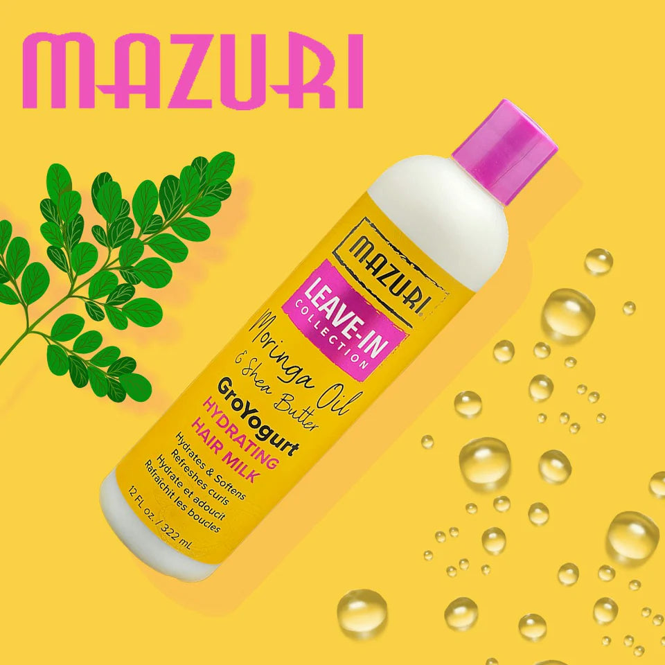 Leave In Collection Moringa Oil & Shea Butter Groyogurt Hydrating Hair Milk