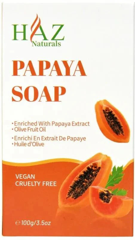 Papaya Soap Vegan Cruelty Free Bar Soap