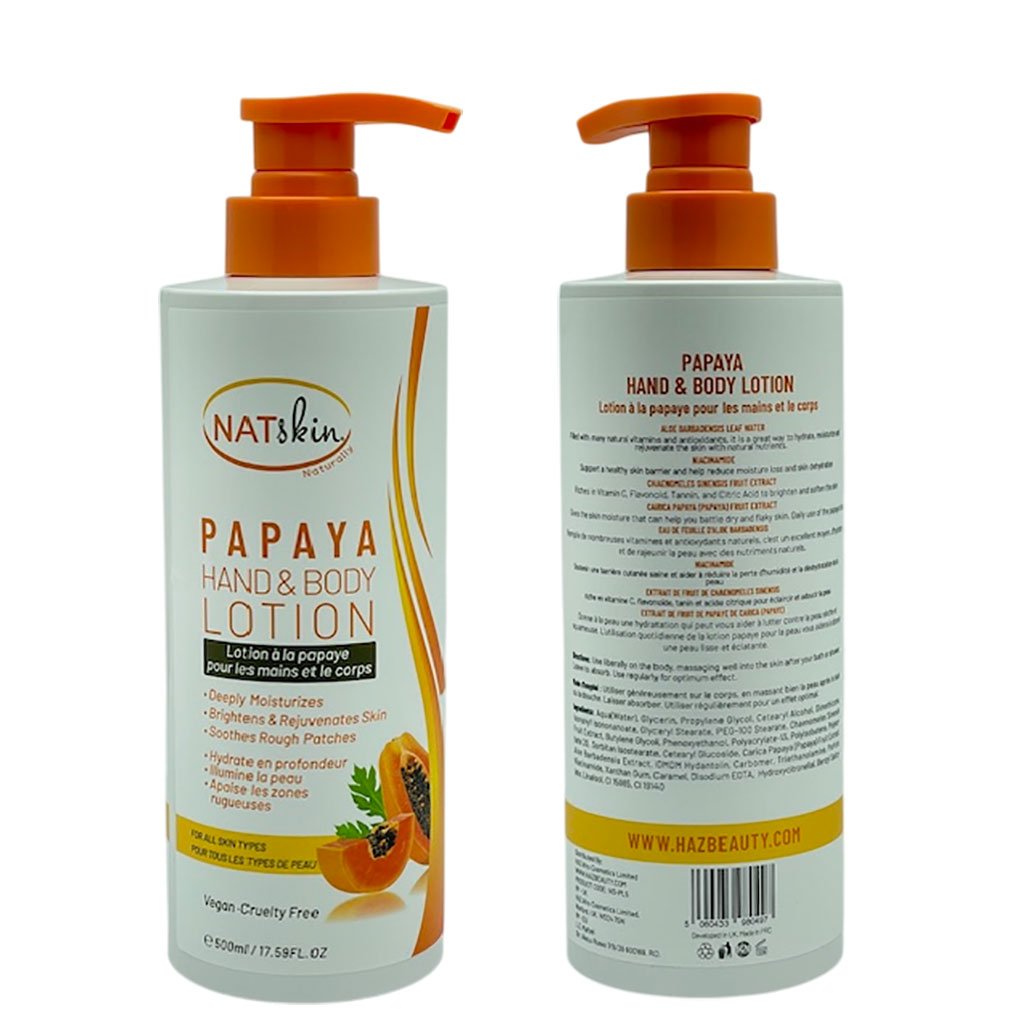 Papaya Hand & Body Lotion For All Skin Types