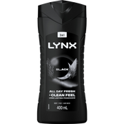3 In 1 Black All Day Fresh + Clean Feel Long Lasting Fragrance Body ,Face,Hair Wash