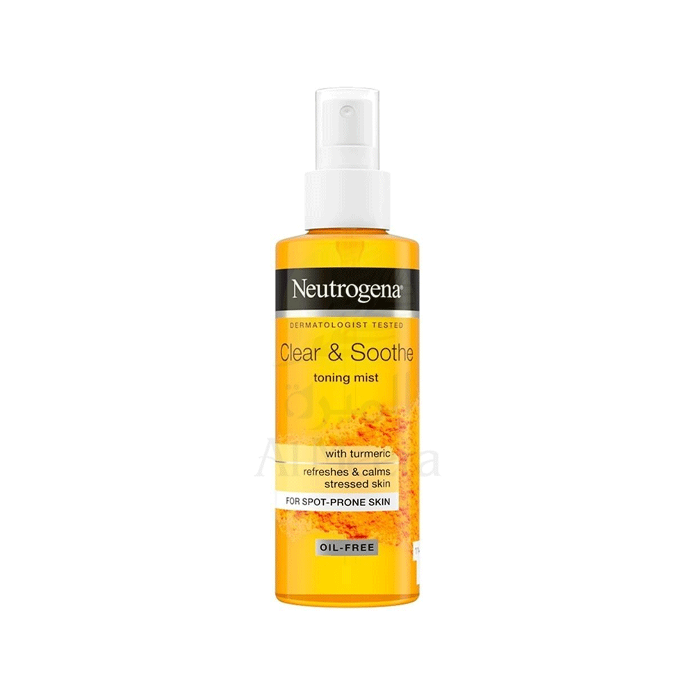 Clear & Soothe Toning Mist With Tumeric Oil Free