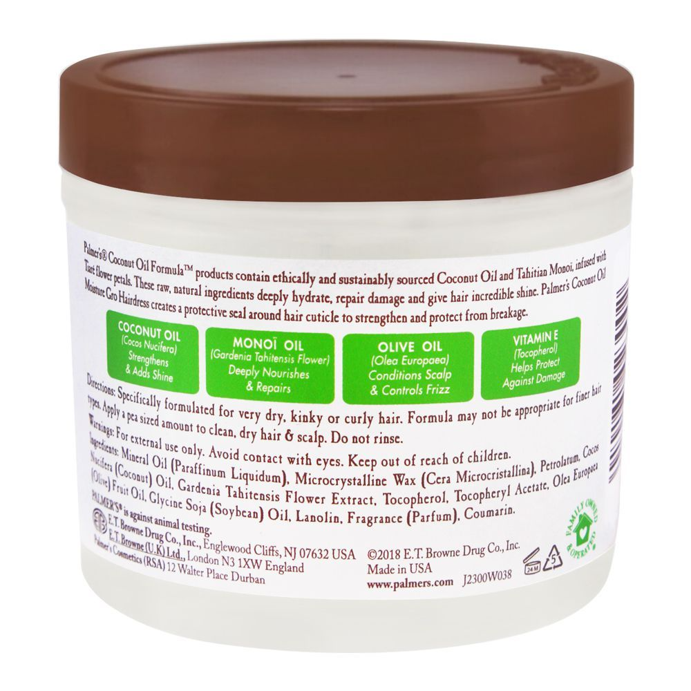 Coconut Oil Moisture Gro Hairdress
