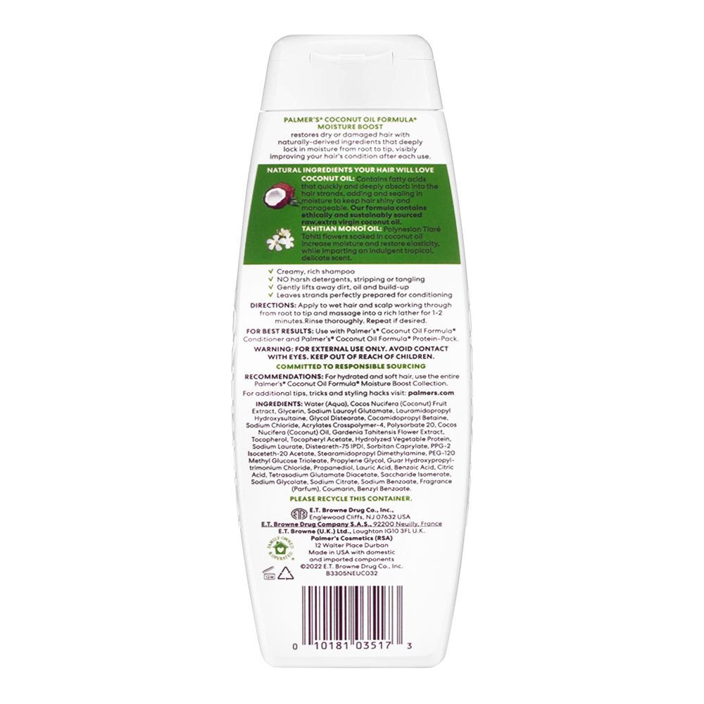 Coconut Oil Shampoo With Vitamin E