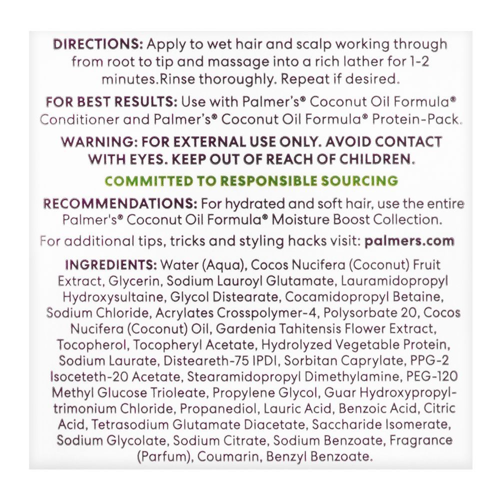 Coconut Oil Shampoo With Vitamin E