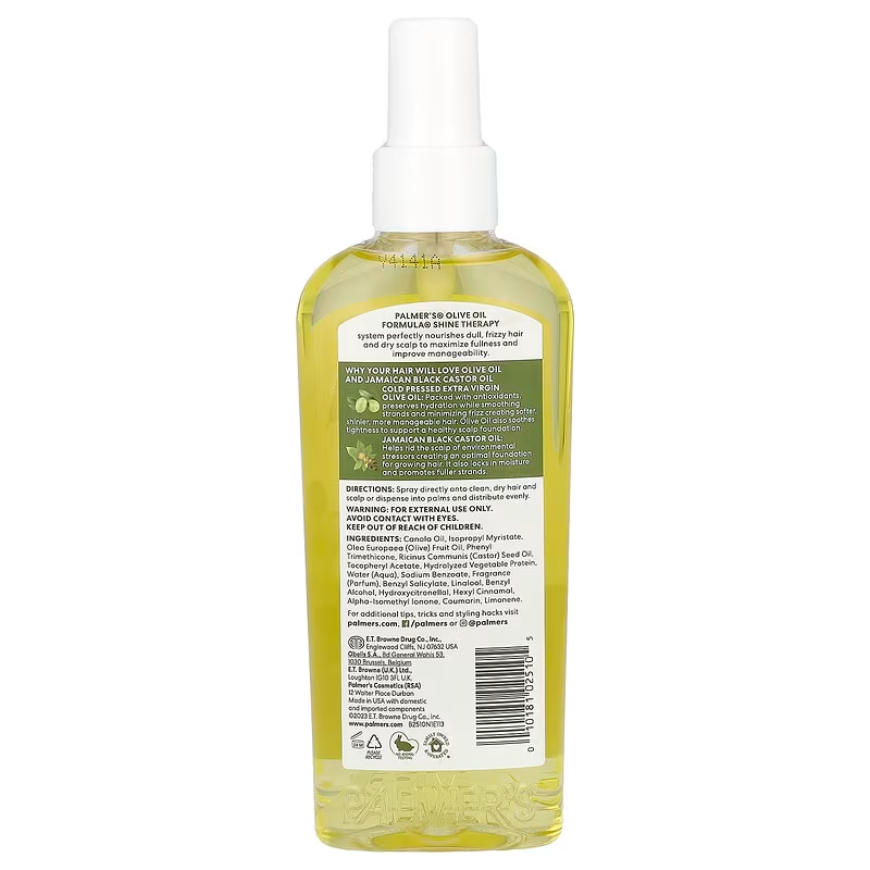 Olive Oil Conditioning Hair & Scalp Oil With Vitamin E