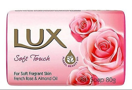Soft Touch Fresh For Soft Fragrant Skin  Rose & Almond Oil Bar Soap