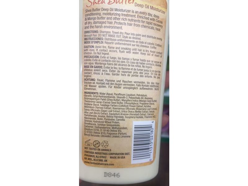 Shea Butter Deep Oil Moisturizer W/ Cocoa & Mango Butter