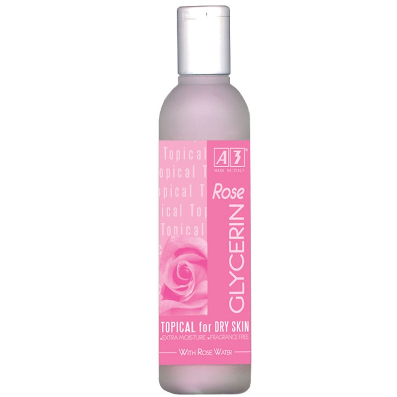 Ros Glycerine Topical For Dry Skin Extra Moisture With Rose Water