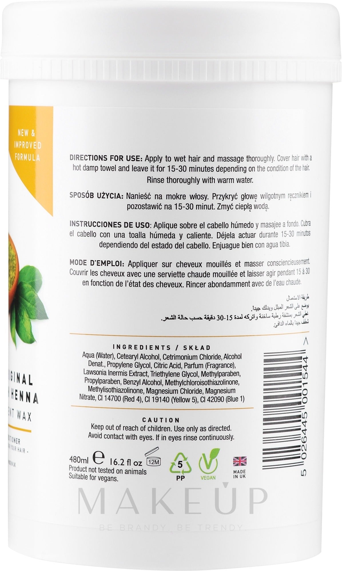 The Original English Henna Treatment Wax