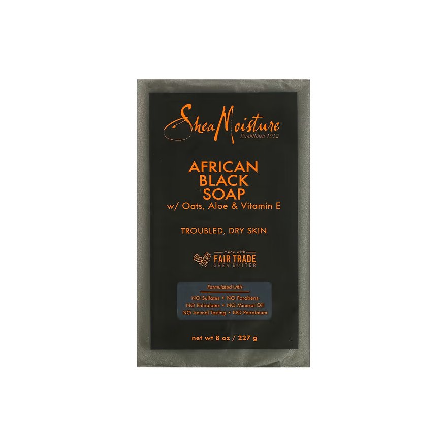 African Black Soap With Oats, Aloe & Vitamin E