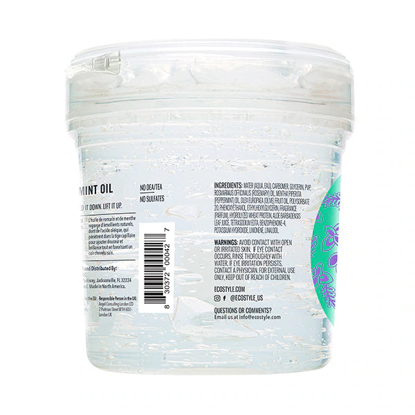 Rosemary Mint Oil Styling Gel Max Hold For All Hair Types