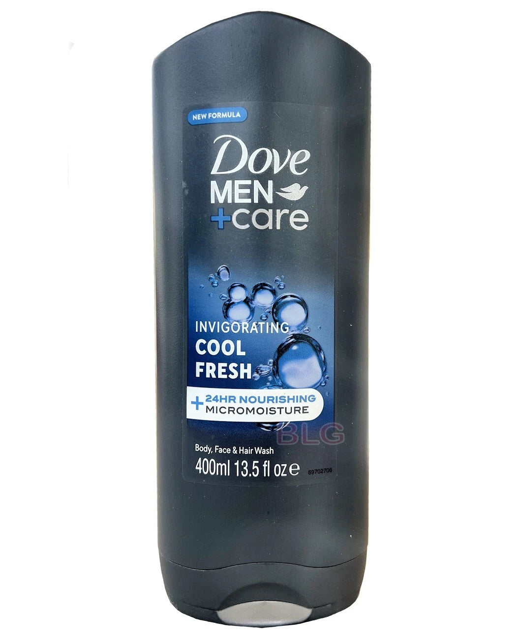 Men +Care Invigorating Cool Fresh  +24 Hr Nourishing Micromoisture Body,Face & Hair Wash