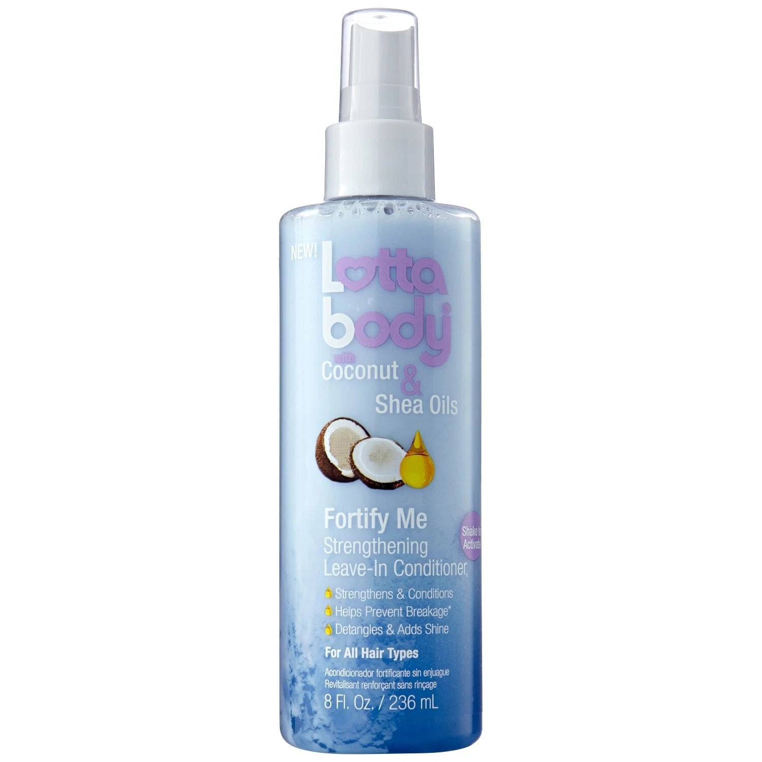 With Coconut & Shea Oils Fortify Me Strengthening Leave In Conditioner