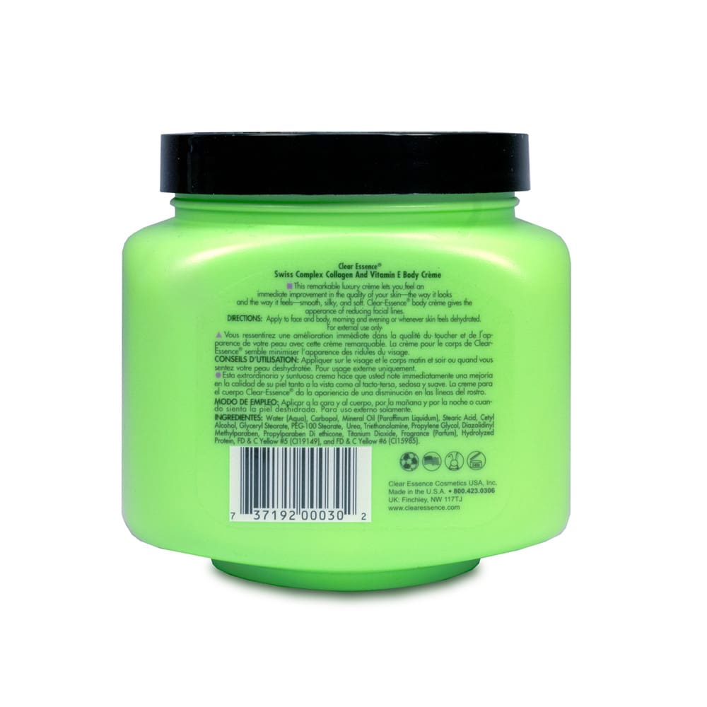 Swiss Complex Collagen And Vitamin E Body Cream Jar Enriched Moisturizerr For Dry Skin