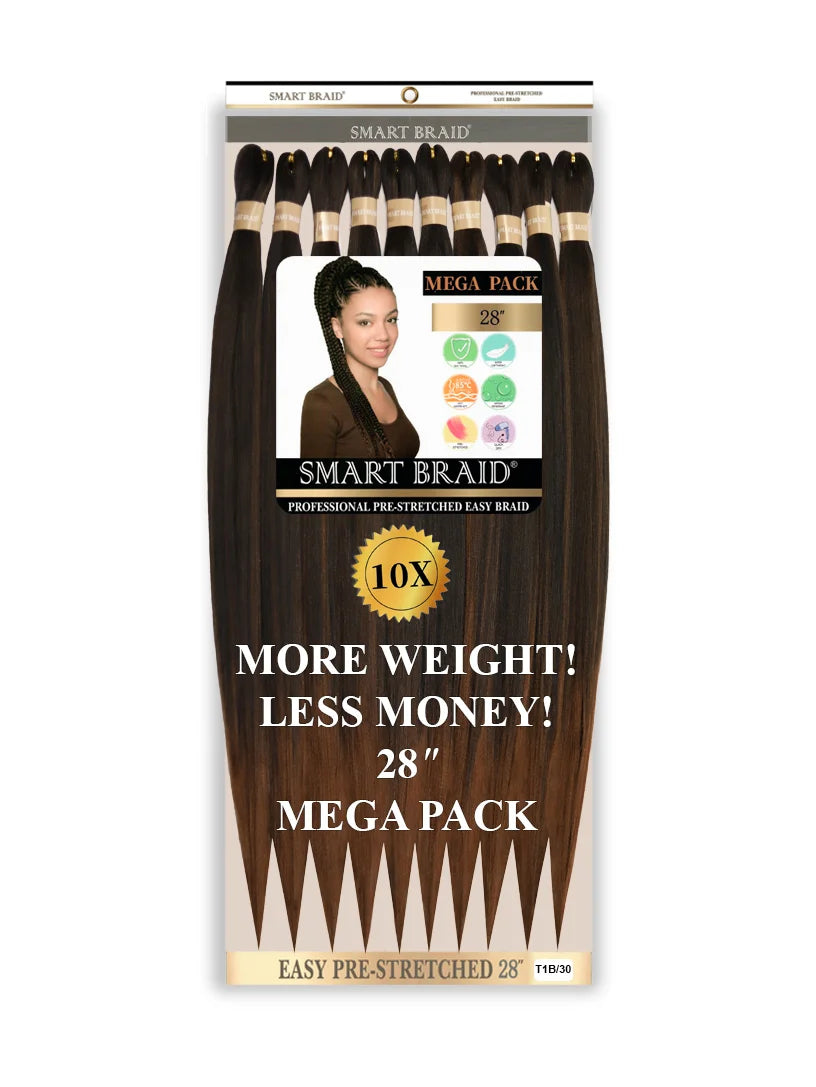 Easy Pre-Stretched Braid 28" X 10 Pieces