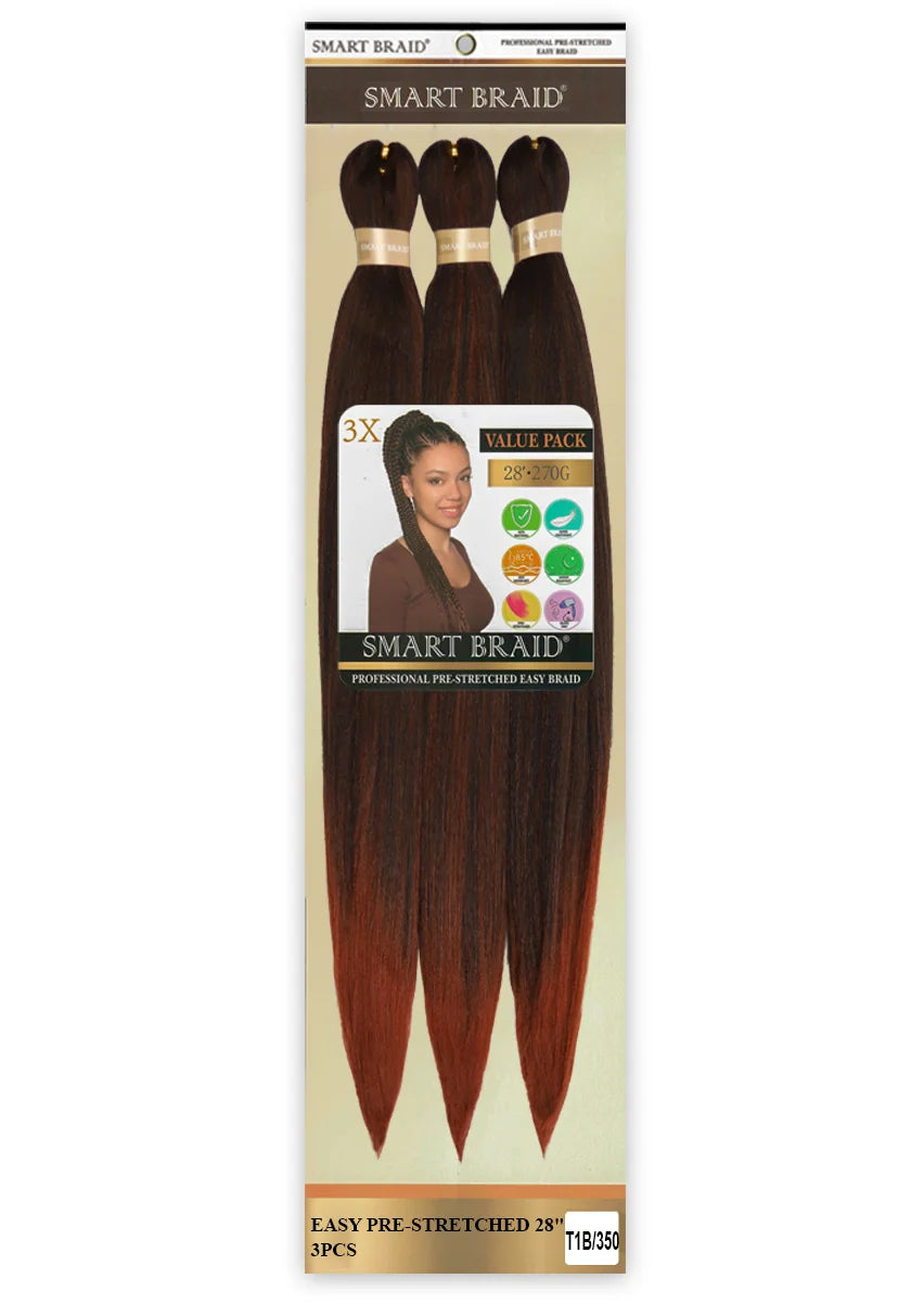 Easy Pre-Stretched Braid 28" X 3 Pieces