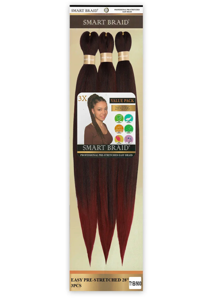 Easy Pre-Stretched Braid 28" X 3 Pieces